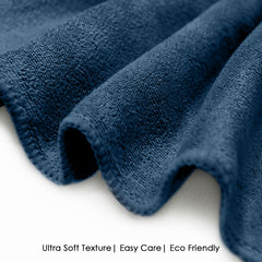 HOUSSE Microfiber Face Towels | Ultra Absorbent, Odour-Free, Quick Dry 450 GSM Face Towel for Home, Gym, Travel, Running and Personal Use | 30x30 cm | Set of 4 in One Colour (Indian Teal, Pack of 4)