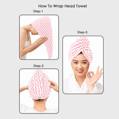 Twix Microfiber Head Wrap Towel – Ultra Soft, Quick Dry & Highly Absorbent