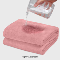 HOUSSE Premium Microfiber Bath Towel - Extra Large 75x150cm Quick Dry Towels for Women Men & Kids | Super Soft Plush 450 GSM | Ultra Absorbent for Home Swimming Sports & Travel