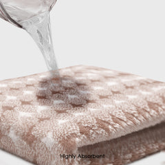 HOUSSE Microfiber Eden Hand Towels Ideal for Women & Men |Soft Touch |Lint Free | Fast Dry Towels| Travel-Friendly | Best Use for Gym, Yoga, Spa, Pool, Hotels, Beach 360 GSM (Combo, 40x60)