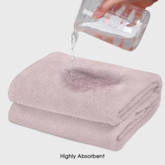 HOUSSE Premium Microfiber Bath Towel - Extra Large 75x150cm Quick Dry Towels for Women Men & Kids | Super Soft Plush 450 GSM | Ultra Absorbent for Home Swimming Sports & Travel