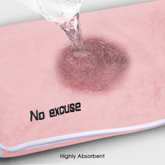 HOUSSE Premium Soft Microfiber Embroidery Bath Towel for Men, Women & Kids, 70x140cm Absorbent Quick-Drying Sweat Towel, 350 GSM Ideal for Gym, Beach, Outdoor