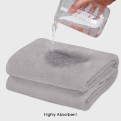 HOUSSE Premium Microfiber Bath Towel - Extra Large 75x150cm Quick Dry Towels for Women Men & Kids | Super Soft Plush 450 GSM | Ultra Absorbent for Home Swimming Sports & Travel