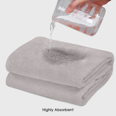 HOUSSE Premium Microfiber Bath Towel - Extra Large 75x150cm Quick Dry Towels for Women Men & Kids | Super Soft Plush 450 GSM | Ultra Absorbent for Home Swimming Sports & Travel