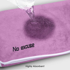 HOUSSE Premium Soft Microfiber Embroidery Bath Towel for Men, Women & Kids, 70x140cm Absorbent Quick-Drying Sweat Towel, 350 GSM Ideal for Gym, Beach, Outdoor