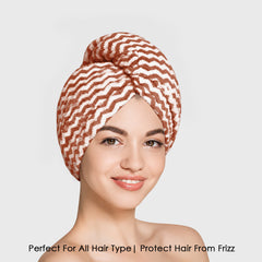 Twix Microfiber Head Wrap Towel – Ultra Soft, Quick Dry & Highly Absorbent
