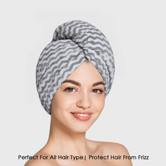 Twix Microfiber Head Wrap Towel – Ultra Soft, Quick Dry & Highly Absorbent