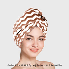 Twix Microfiber Head Wrap Towel – Ultra Soft, Quick Dry & Highly Absorbent