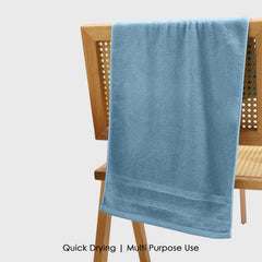 HOUSSE Haven Luxury Bamboo Zero-Twist Hand and Bath Towels – 600 GSM, Ultra-Soft, Eco-Friendly & Highly Absorbent – Organic Bamboo Hotel & Spa Hand Towel Set