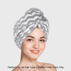 Twix Microfiber Head Wrap Towel – Ultra Soft, Quick Dry & Highly Absorbent