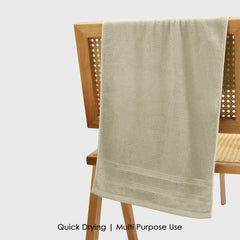 HOUSSE Haven Luxury Bamboo Zero-Twist Hand and Bath Towels – 600 GSM, Ultra-Soft, Eco-Friendly & Highly Absorbent – Organic Bamboo Hotel & Spa Hand Towel Set