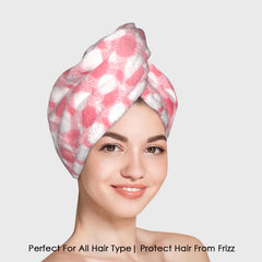 HOUSSE Ember Microfiber Head Towel, Ultra Soft, Absorbent & Hair Wrap