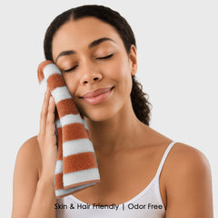 HOUSSE Microfiber Blaze Face Towel for Women & Men | Quick Dry | Ultra Absorbent |Perfect for Bathroom |Sports | Travel | Ideal for Workout | Spa| Beach | Fitness | 360 GSM (Blue, 30x30)