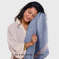 HOUSSE Essentia Bamboo & Cotton Towel Combo Set, 550 GSM – Ultra-Soft, Highly Absorbent & Quick-Drying – Eco-Friendly Luxury Bath, Hand & Face Towels