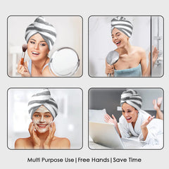 HOUSSE Blaze Microfiber Head Towel, Ultra Soft, Absorbent & Hair Wrap -300GSM