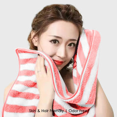 HOUSSE Microfiber Blaze Hand Towel for Women & Men | Quick Dry | Ultra Absorbent |Perfect for Bathroom |Sports | Travel | Ideal for Workout | Spa| Beach | Fitness | 360 GSM (Grey, 40x60)