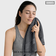 HOUSSE Nexora Cotton Towels | Quick Absorption & Faster Drying Towel | 600 GSM | Cotton Towel for Men/Women | Urban Comfort