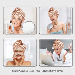Twix Microfiber Head Wrap Towel – Ultra Soft, Quick Dry & Highly Absorbent
