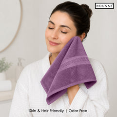 HOUSSE Nexora Cotton Towels | Quick Absorption & Faster Drying Towel | 600 GSM | Cotton Towel for Men/Women | Urban Comfort
