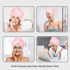HOUSSE Eden Microfiber Head Towel, Ultra Soft, Absorbent & Hair Wrap