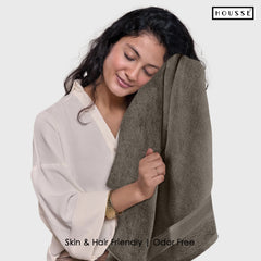 HOUSSE Nexora Cotton Towels | Quick Absorption & Faster Drying Towel | 600 GSM | Cotton Towel for Men/Women | Urban Comfort