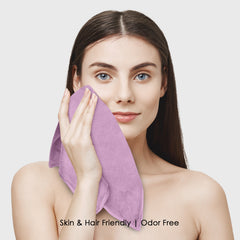 HOUSSE Microfiber Face Towels | Ultra Absorbent, Odour-Free, Quick Dry 450 GSM Face Towel for Home, Gym, Travel, Running and Personal Use | 30x30 cm | Set of 4 in One Colour (Indian Teal, Pack of 4)