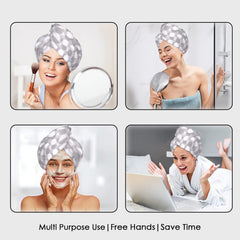HOUSSE Ember Microfiber Head Towel, Ultra Soft, Absorbent & Hair Wrap