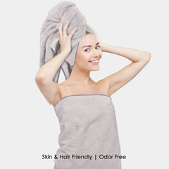 HOUSSE Premium Microfiber Bath Towel - Extra Large 75x150cm Quick Dry Towels for Women Men & Kids | Super Soft Plush 450 GSM | Ultra Absorbent for Home Swimming Sports & Travel