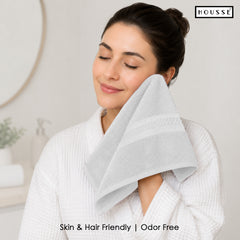 HOUSSE Nexora Cotton Towels | Quick Absorption & Faster Drying Towel | 600 GSM | Cotton Towel for Men/Women | Urban Comfort