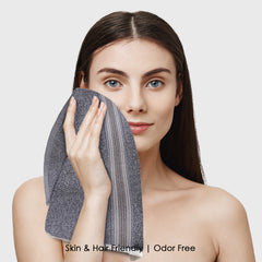 HOUSSE Essentia Bamboo & Cotton Towel Combo Set, 550 GSM – Ultra-Soft, Highly Absorbent & Quick-Drying – Eco-Friendly Luxury Bath, Hand & Face Towels