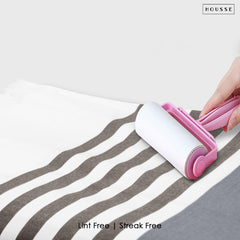 HOUSSE Bold Stripe 100% Bamboo Extra Large Bath Towel | Ultra Soft, Absorbent, Light Weight, & Quick Dry Towel for Bath, Travel, Gym, Beach, Pool, and Yoga | 80 X 160 cms