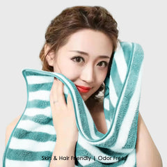 HOUSSE Microfiber Blaze Hand Towel for Women & Men | Quick Dry | Ultra Absorbent |Perfect for Bathroom |Sports | Travel | Ideal for Workout | Spa| Beach | Fitness | 360 GSM (Grey, 40x60)