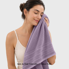 HOUSSE Haven Luxury Bamboo Zero-Twist Hand and Bath Towels – 600 GSM, Ultra-Soft, Eco-Friendly & Highly Absorbent – Organic Bamboo Hotel & Spa Hand Towel Set