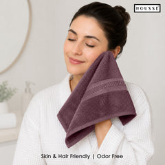HOUSSE Nexora Cotton Towels | Quick Absorption & Faster Drying Towel | 600 GSM | Cotton Towel for Men/Women | Urban Comfort
