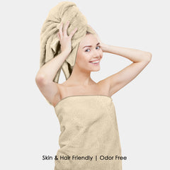 HOUSSE Premium Microfiber Bath Towel - Extra Large 60x120cm Quick Dry Towels for Men, Women & Kids | Super Soft Plush 550 GSM | Ultra Absorbent for Home Swimming Sports Travel