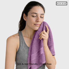 HOUSSE Nexora Cotton Towels | Quick Absorption & Faster Drying Towel | 600 GSM | Cotton Towel for Men/Women | Urban Comfort