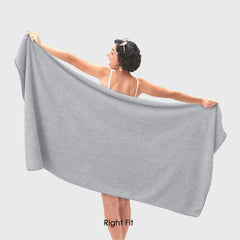 HOUSSE Premium Microfiber Bath Towel - Extra Large 60x120cm Quick Dry Towels for Men, Women & Kids | Super Soft Plush 550 GSM | Ultra Absorbent for Home Swimming Sports Travel