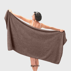 HOUSSE Premium Microfiber Bath Towel - Extra Large 60x120cm Quick Dry Towels for Men, Women & Kids | Super Soft Plush 550 GSM | Ultra Absorbent for Home Swimming Sports Travel