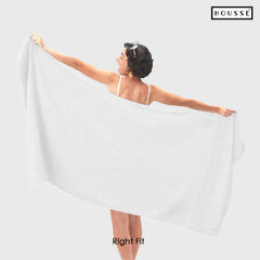HOUSSE Nexora Cotton Towels | Quick Absorption & Faster Drying Towel | 600 GSM | Cotton Towel for Men/Women | Urban Comfort