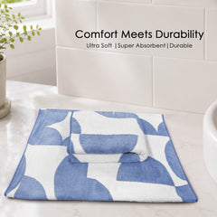 Dual Tone 480 GSM Reversible Microfiber Towel Set
