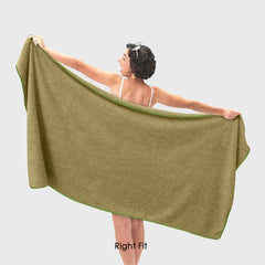 HOUSSE Premium Microfiber Bath Towel - Extra Large 60x120cm Quick Dry Towels for Men, Women & Kids | Super Soft Plush 550 GSM | Ultra Absorbent for Home Swimming Sports Travel