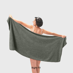 HOUSSE Premium Microfiber Bath Towel - Extra Large 75x150cm Quick Dry Towels for Women Men & Kids | Super Soft Plush 450 GSM | Ultra Absorbent for Home Swimming Sports & Travel