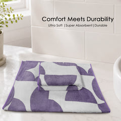 Dual Tone 480 GSM Reversible Microfiber Towel Set