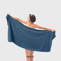 HOUSSE Premium Microfiber Bath Towel - Extra Large 75x150cm Quick Dry Towels for Women Men & Kids | Super Soft Plush 450 GSM | Ultra Absorbent for Home Swimming Sports & Travel