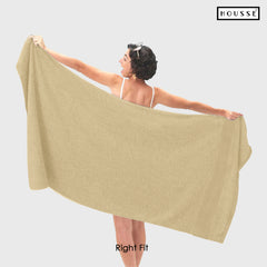 HOUSSE Nexora Cotton Towels | Quick Absorption & Faster Drying Towel | 600 GSM | Cotton Towel for Men/Women | Urban Comfort