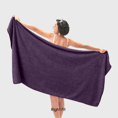 HOUSSE Premium Microfiber Bath Towel - Extra Large 60x120cm Quick Dry Towels for Men, Women & Kids | Super Soft Plush 550 GSM | Ultra Absorbent for Home Swimming Sports Travel