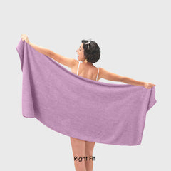 HOUSSE Premium Microfiber Bath Towel - Extra Large 75x150cm Quick Dry Towels for Women Men & Kids | Super Soft Plush 450 GSM | Ultra Absorbent for Home Swimming Sports & Travel