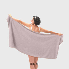 HOUSSE Premium Microfiber Bath Towel - Extra Large 75x150cm Quick Dry Towels for Women Men & Kids | Super Soft Plush 450 GSM | Ultra Absorbent for Home Swimming Sports & Travel