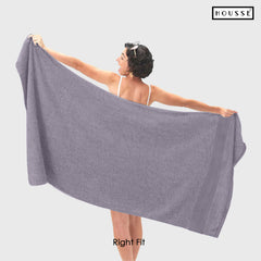 HOUSSE Nexora Cotton Towels | Quick Absorption & Faster Drying Towel | 600 GSM | Cotton Towel for Men/Women | Urban Comfort