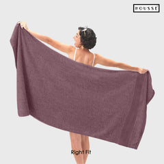 HOUSSE Nexora Cotton Towels | Quick Absorption & Faster Drying Towel | 600 GSM | Cotton Towel for Men/Women | Urban Comfort
